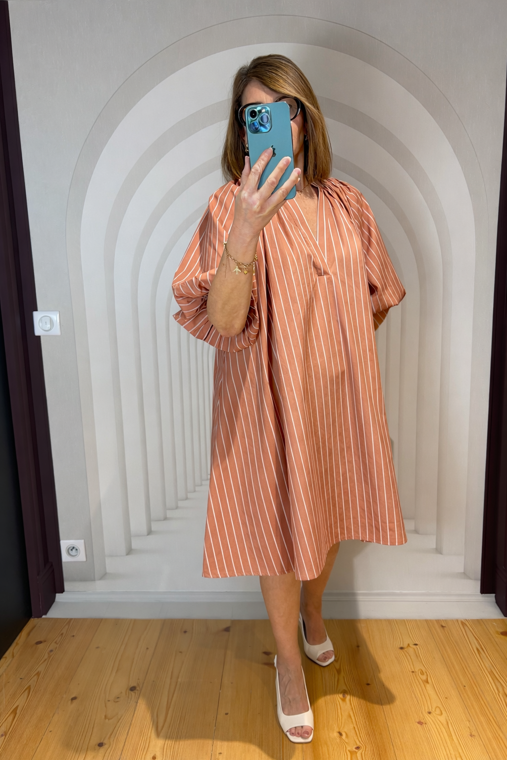 Robe CRUSH Rayé