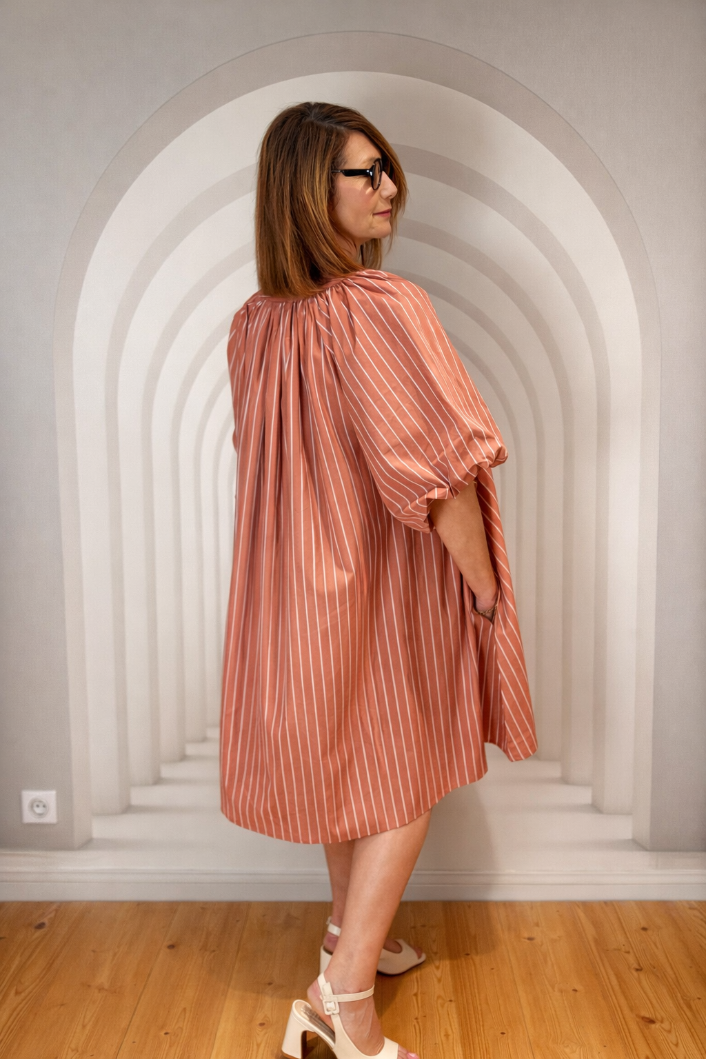 Robe CRUSH Rayé