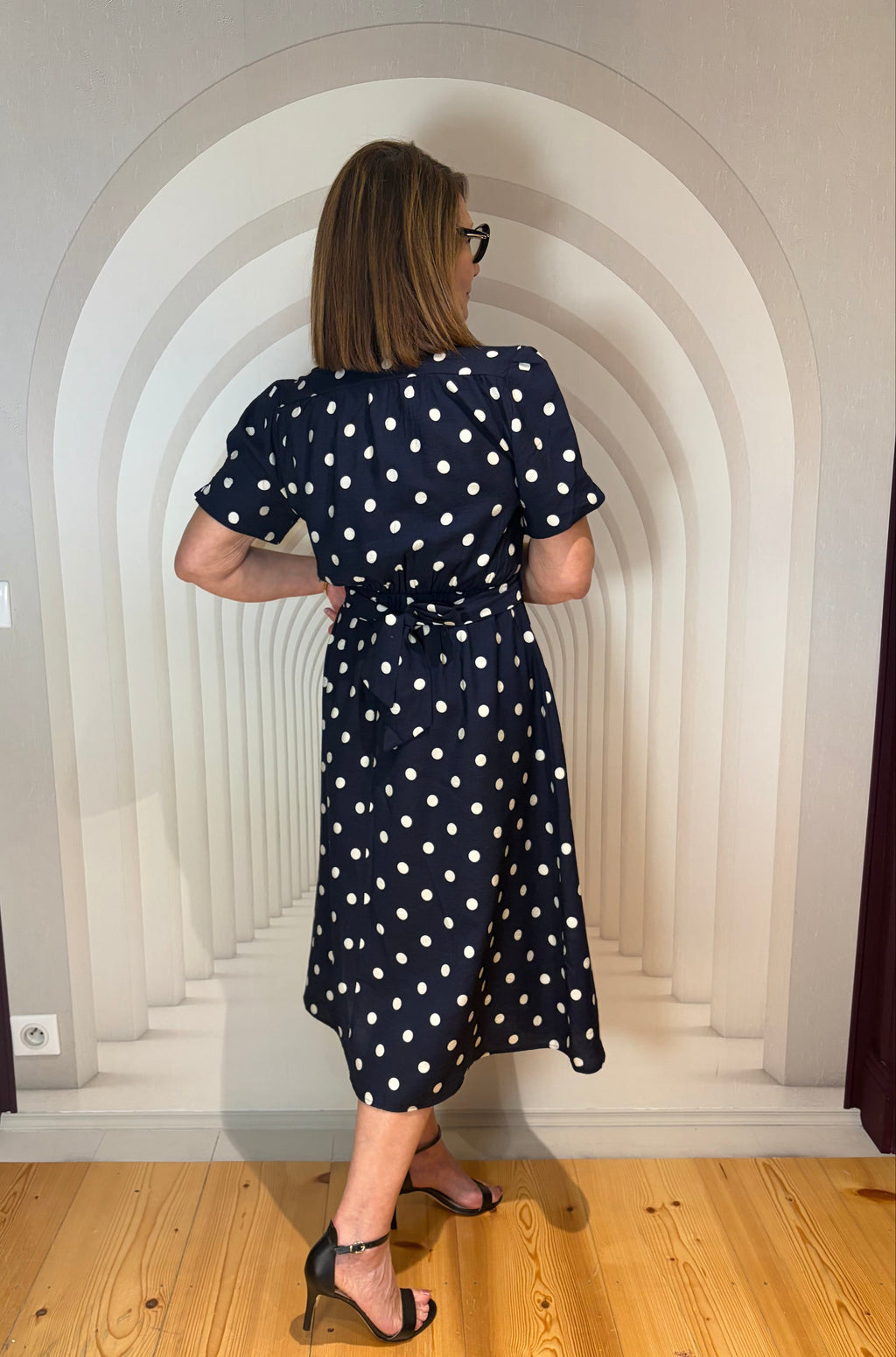 Robe à pois